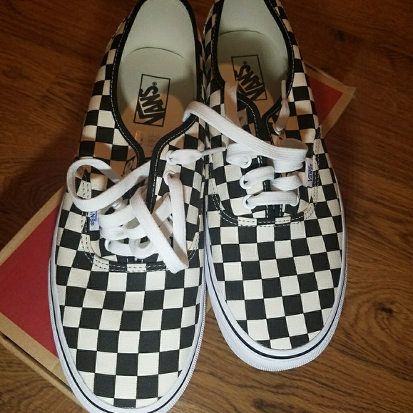 vans authentic checkerboard golden coast